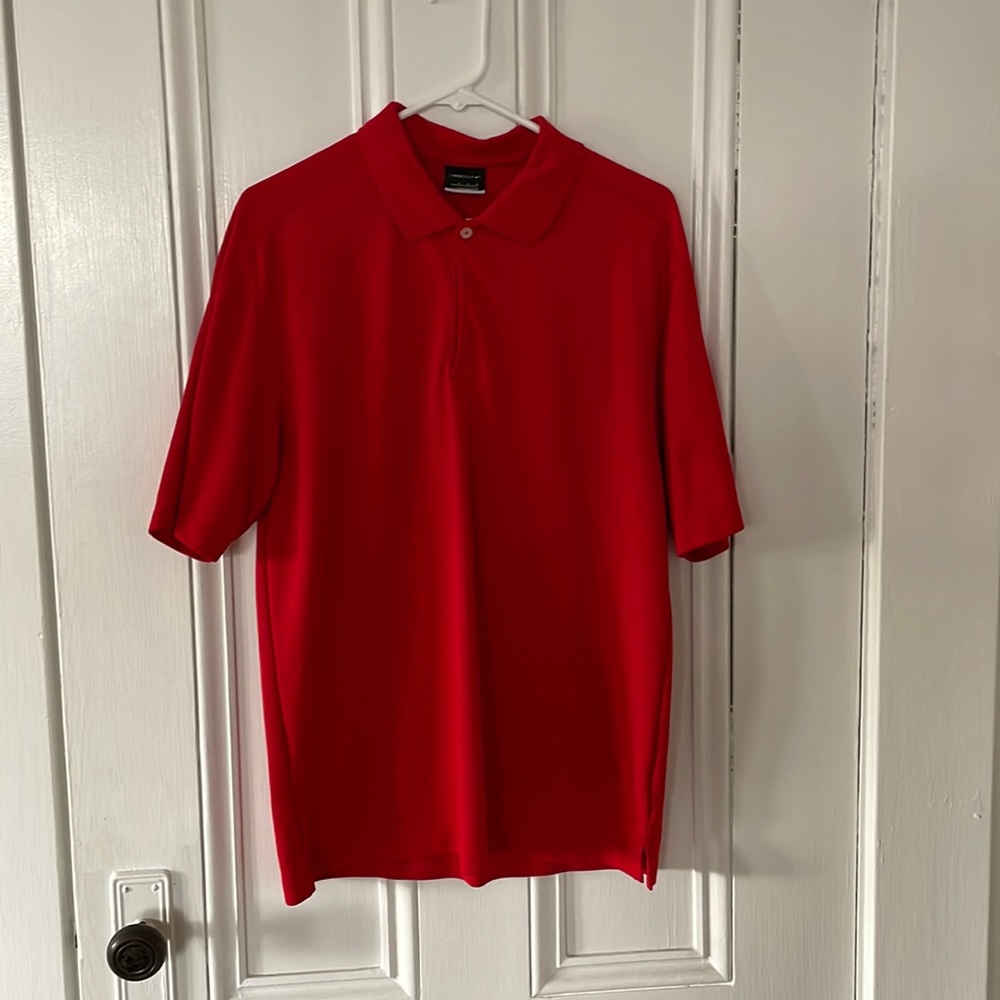 Red Nike Golf polo